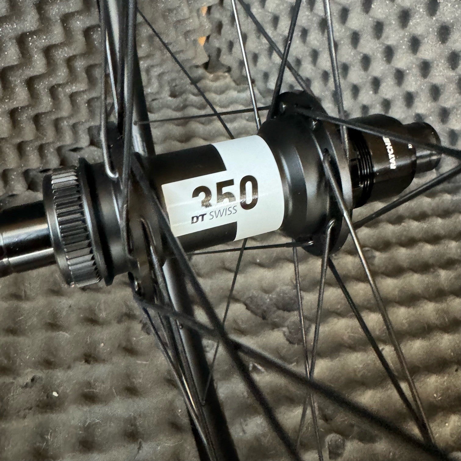 1466 gram Dt 350 DEG Boost Xc wheelset with Crest Mk4 rims