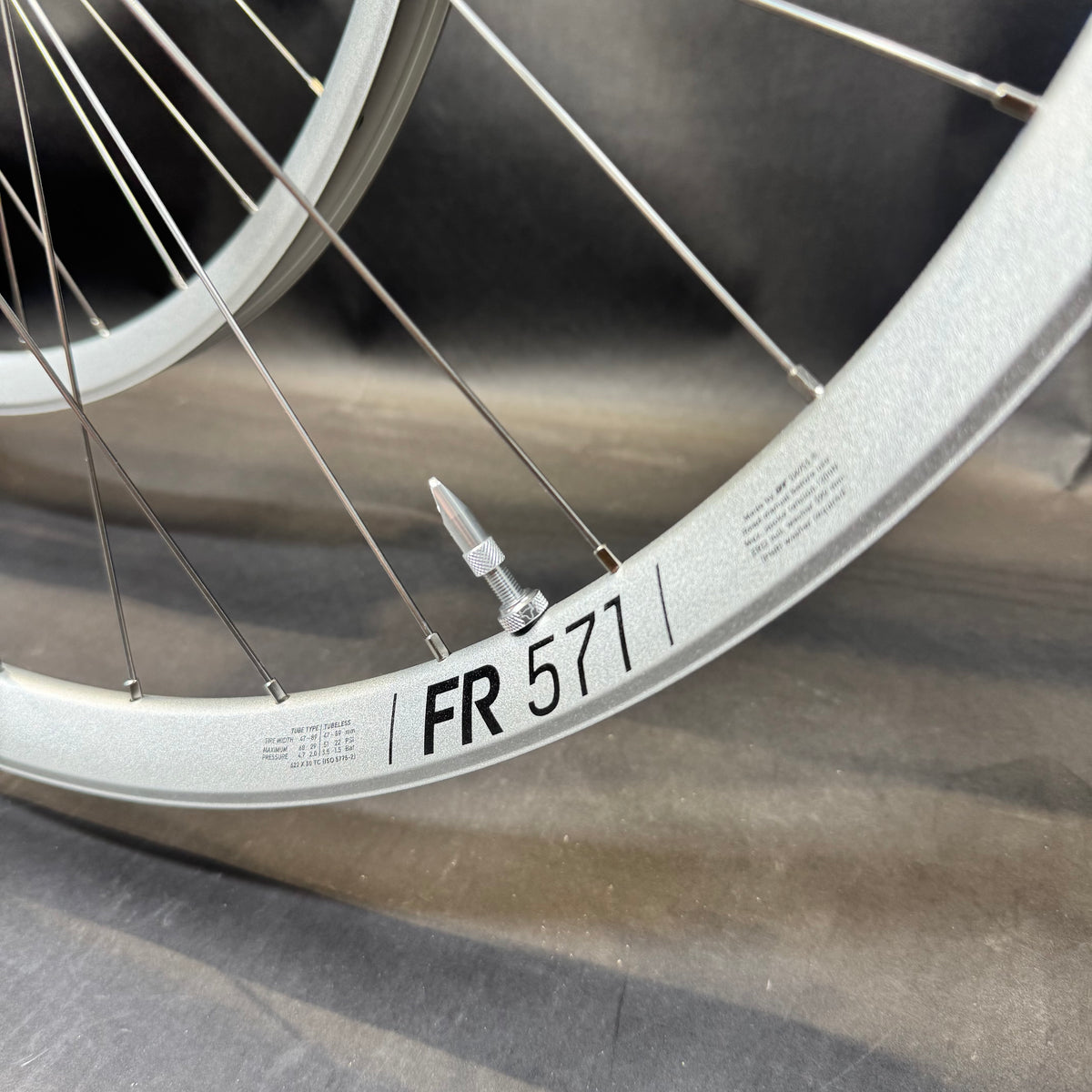Custom Silver Dt 571 rims with Hope pro 5 hubs