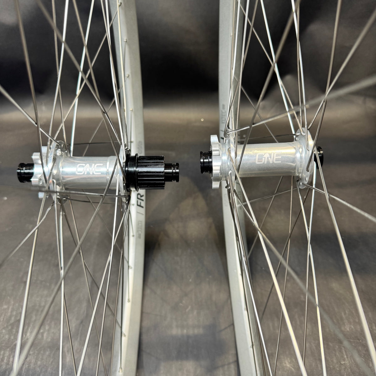 Custom Silver Dt 571 rims with Hope pro 5 hubs