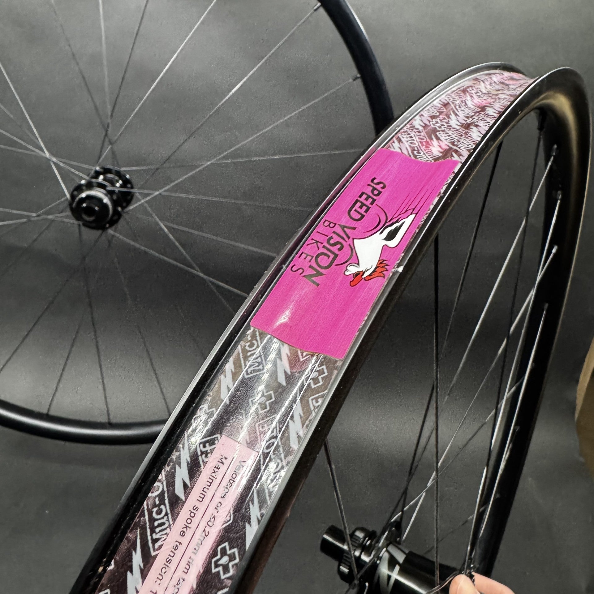 1495 gram Zipp 176 hubs with Velocity Blunt SS Gravel wheels