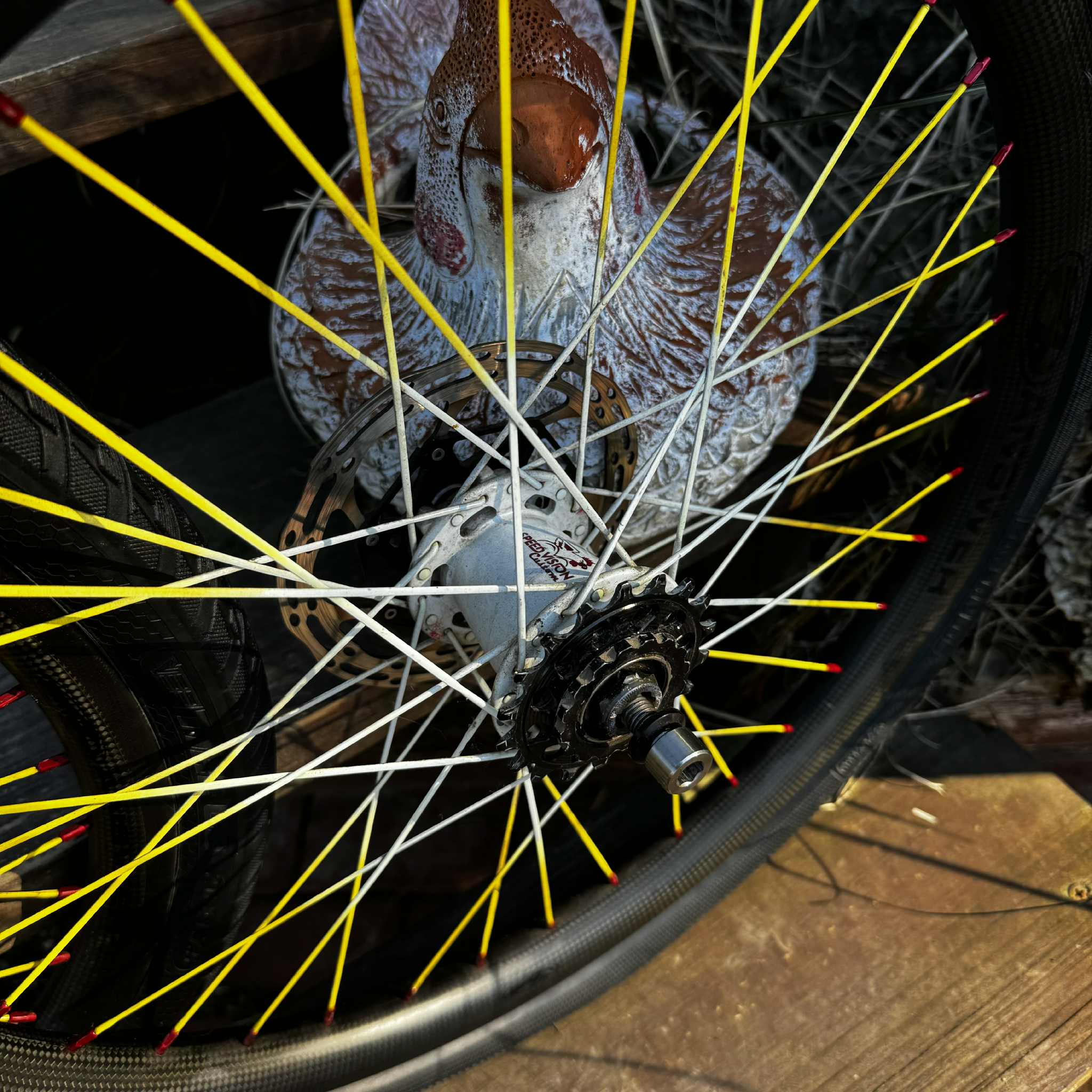 OS20 one off set with Answer carbon rims and Onyx ultra disc hubs