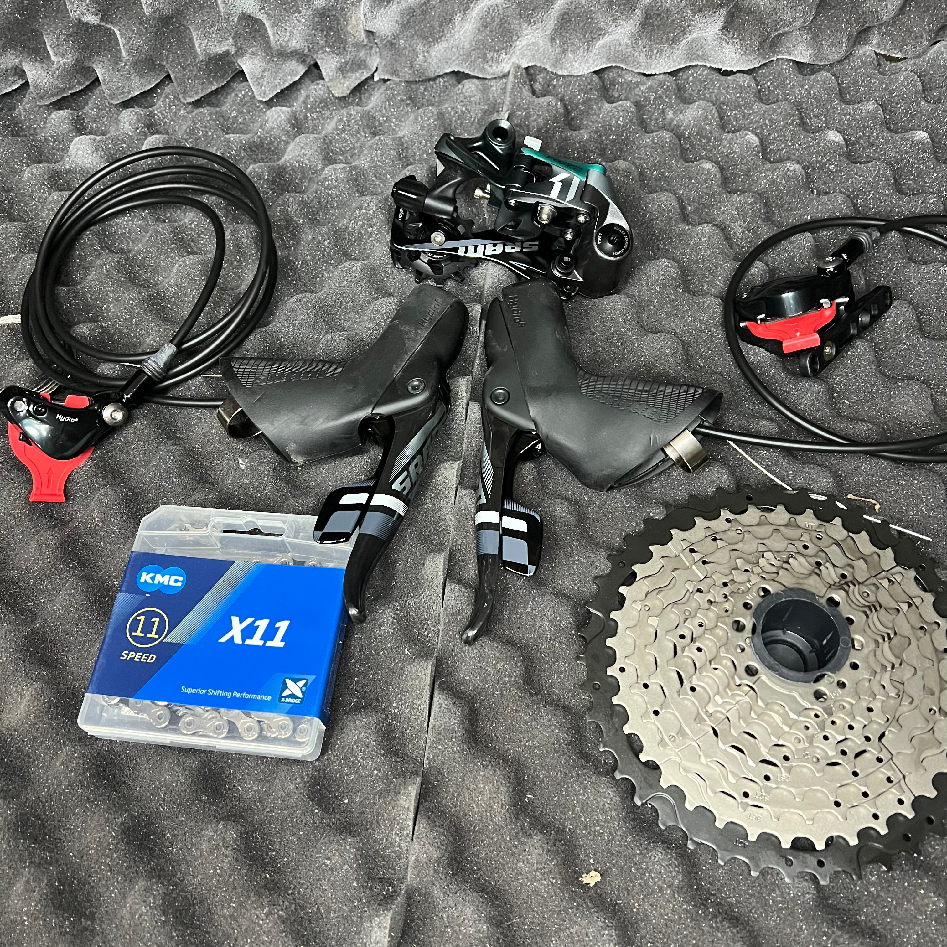 New take off Force Sram 1x11 disc brake drivetrain