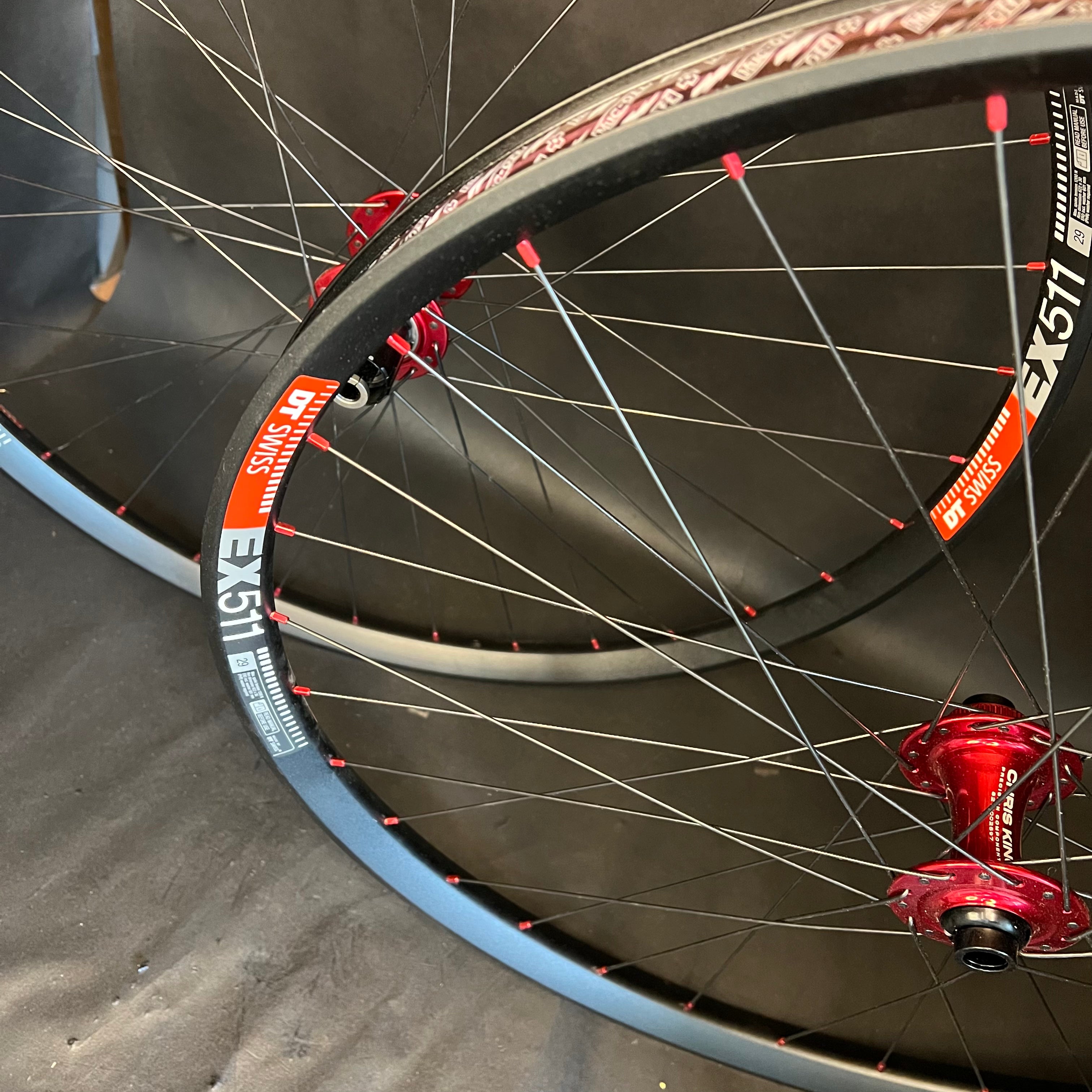 Enduro hard trail wheels 29" DT 511 and Chris King Mountian Bike hubs