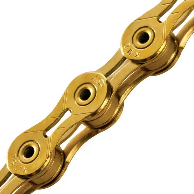 KMC 12 Speed Chains, Silver and Gold