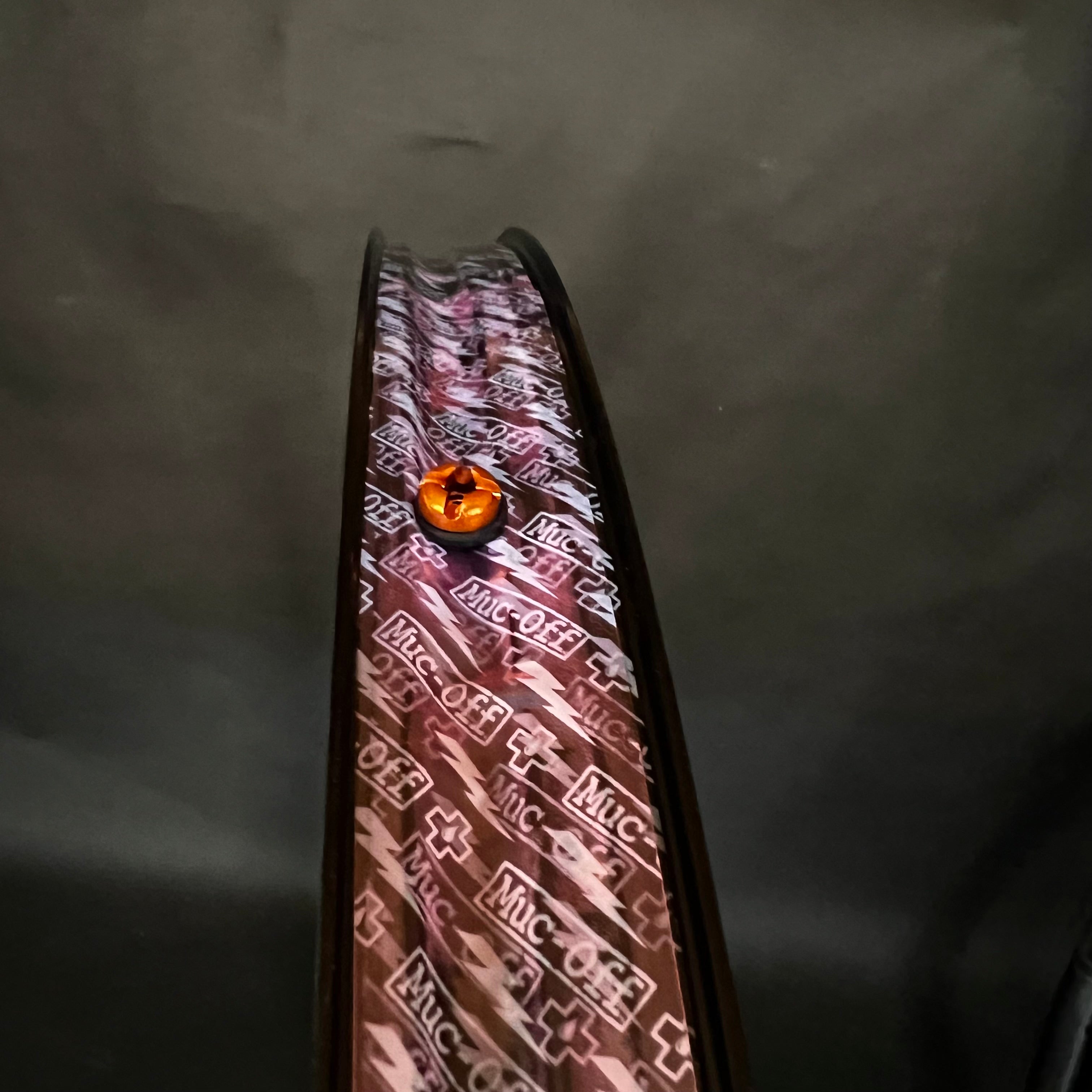 Trail: Full Orange Flow MK4 rims W/ Hydra Boost hubs