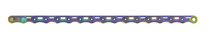 Sram Red E1 flattop Chain With Free Hot Wax Treatment Silver Rainbo