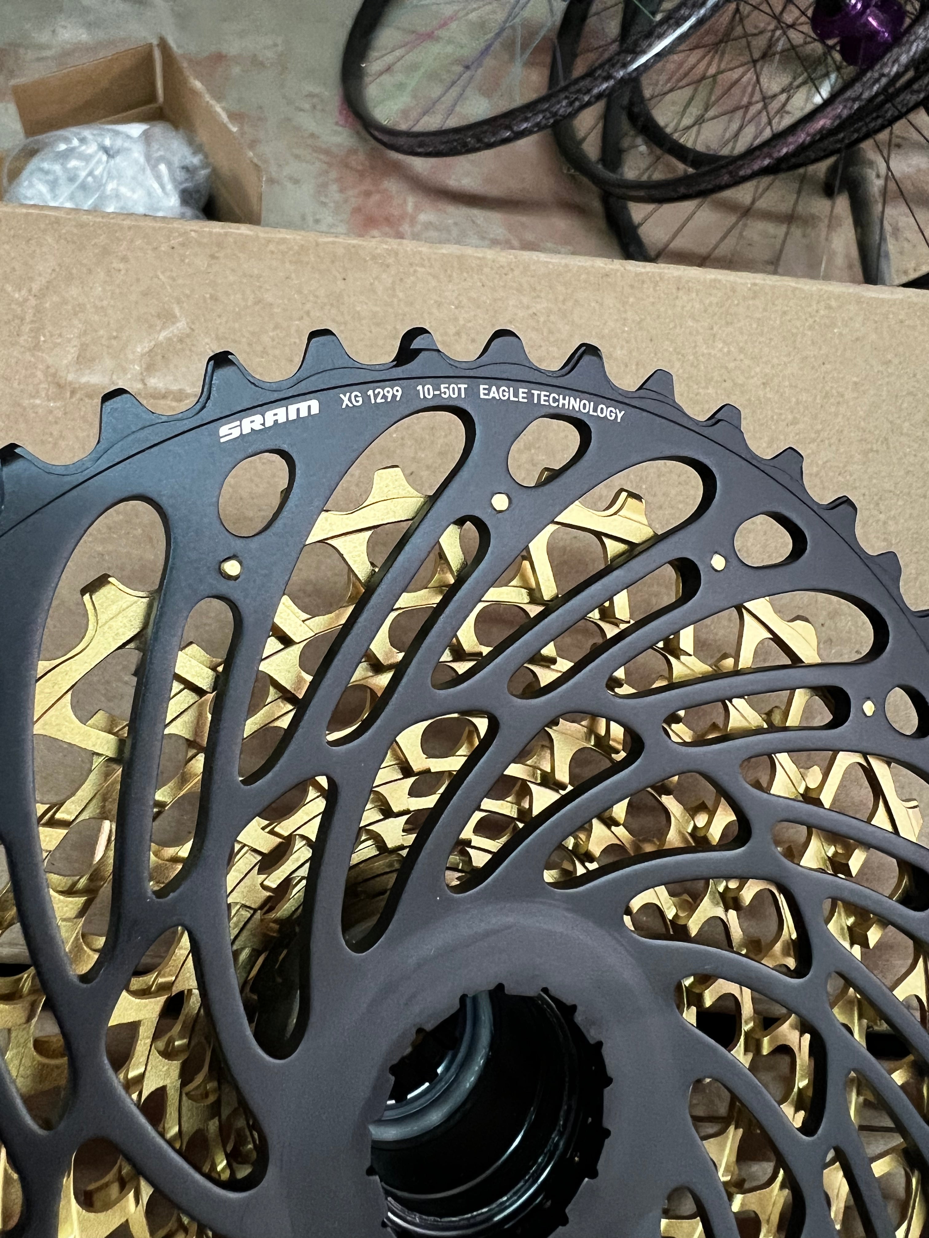 New Take off Sram XX1 Eagle Cassette Gold 10-50