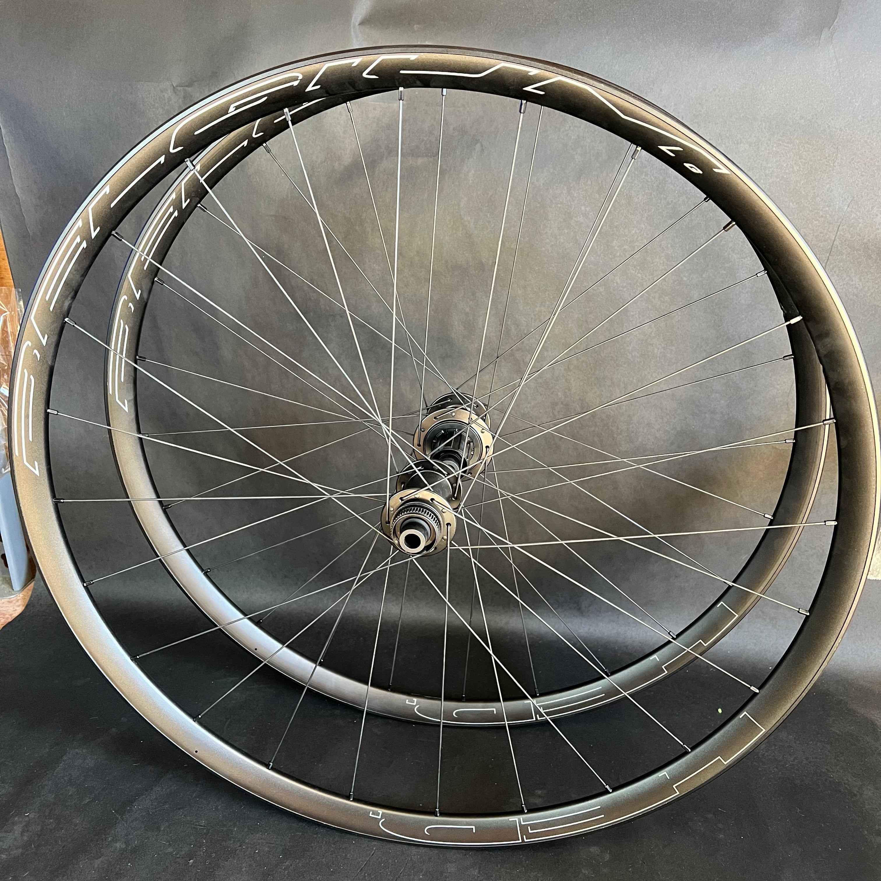Hed Belgium G rims onto Zipp ZR1 hubs 1540 gram Gravel and Cx wheels