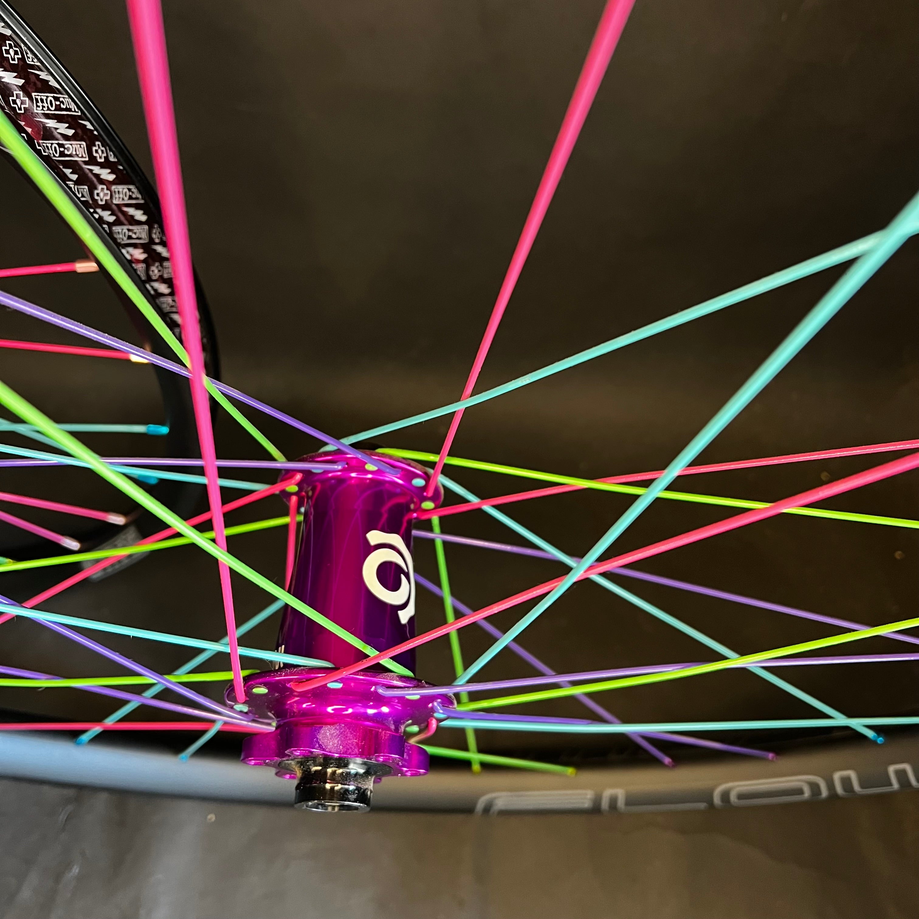 Trail: Color Burst Flow MK4 Mountain Bike Wheels With Hydra 2 Hubs
