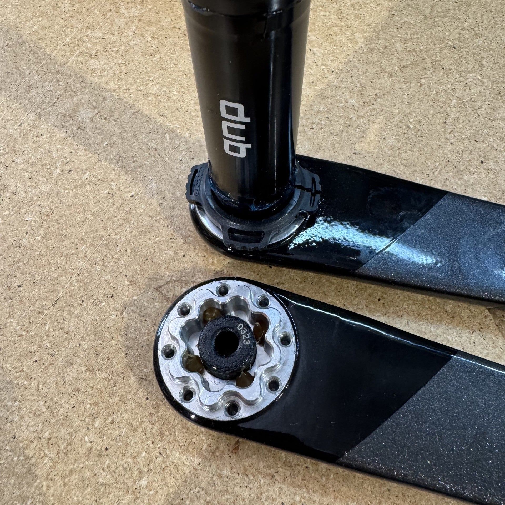 Sram Force D2 172.5mm crank arms take off