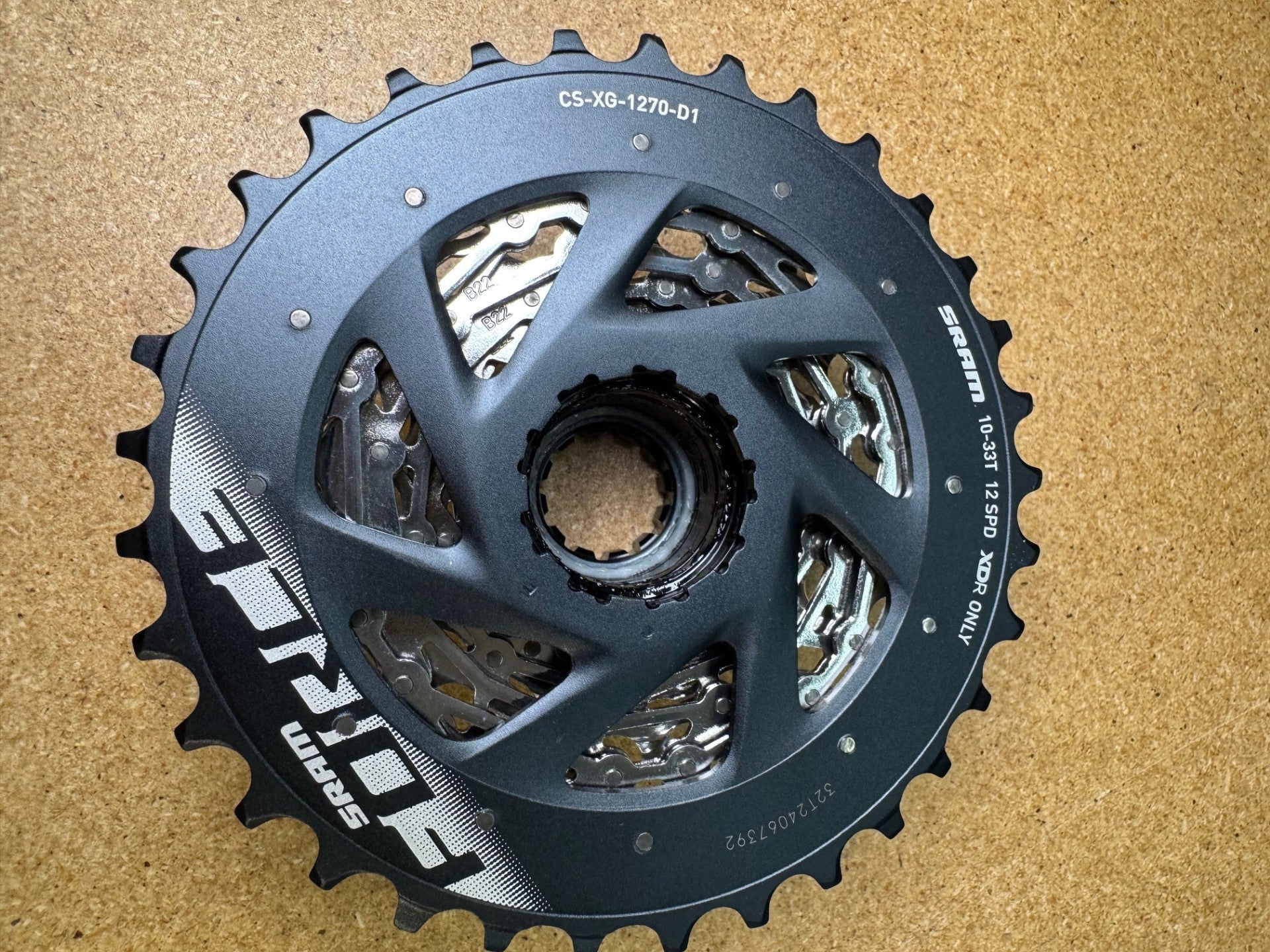 New take off Sram Force 10-33 cassette 12 speed