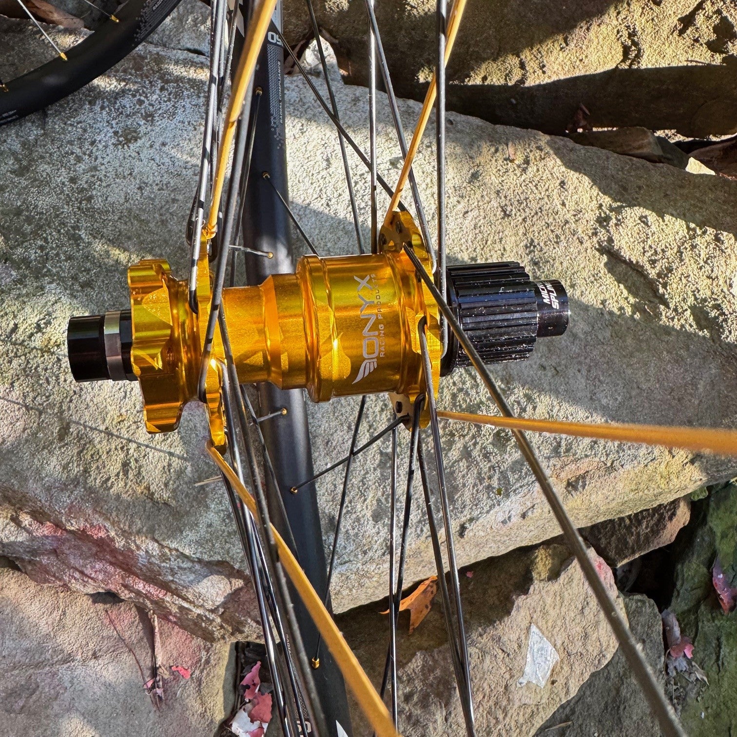 27.5" Spank 350 Rims with Onyx Vesper Boost Hubs