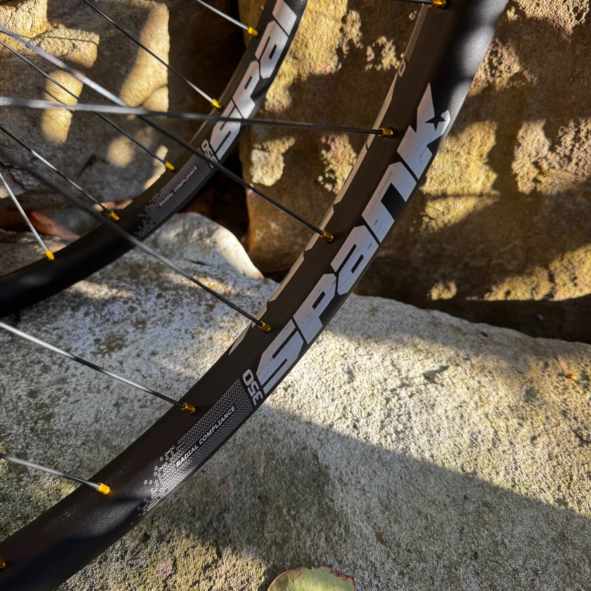27.5" Spank 350 Rims with Onyx Vesper Boost Hubs