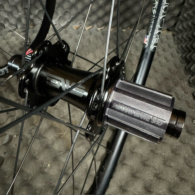 1440 gram ENVE Alloy hubs with Velocity Blunt SS gravel wheels