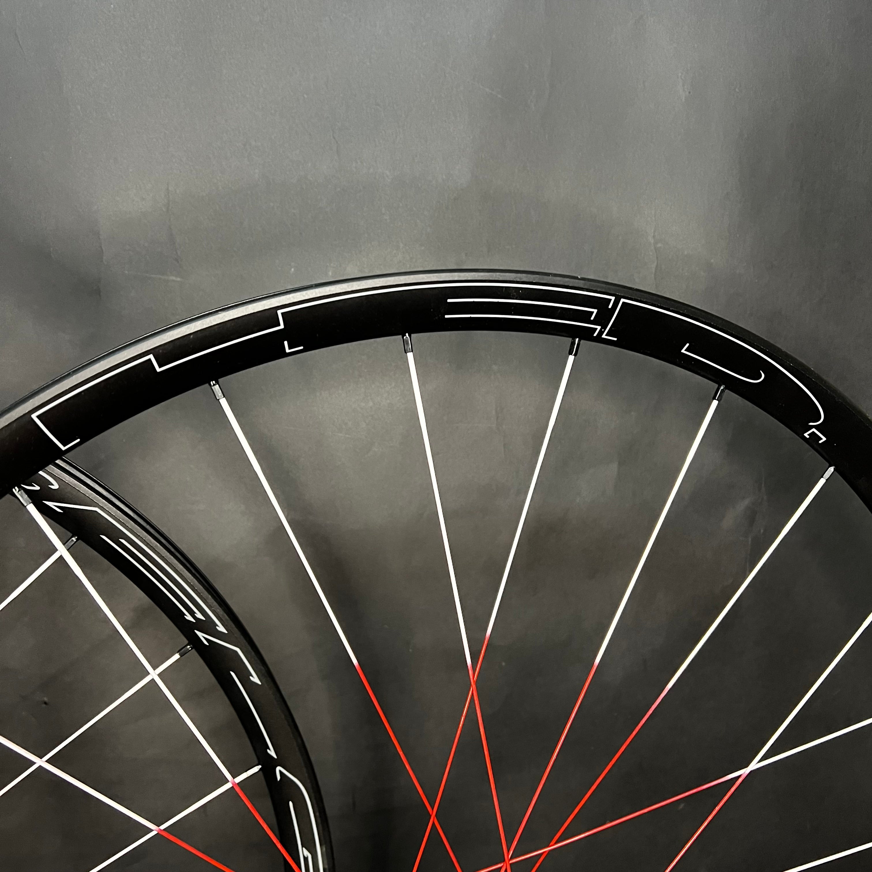 Hed Belgium G rims onto Zipp ZR1 hubs 1540 gram Gravel and Cx wheels