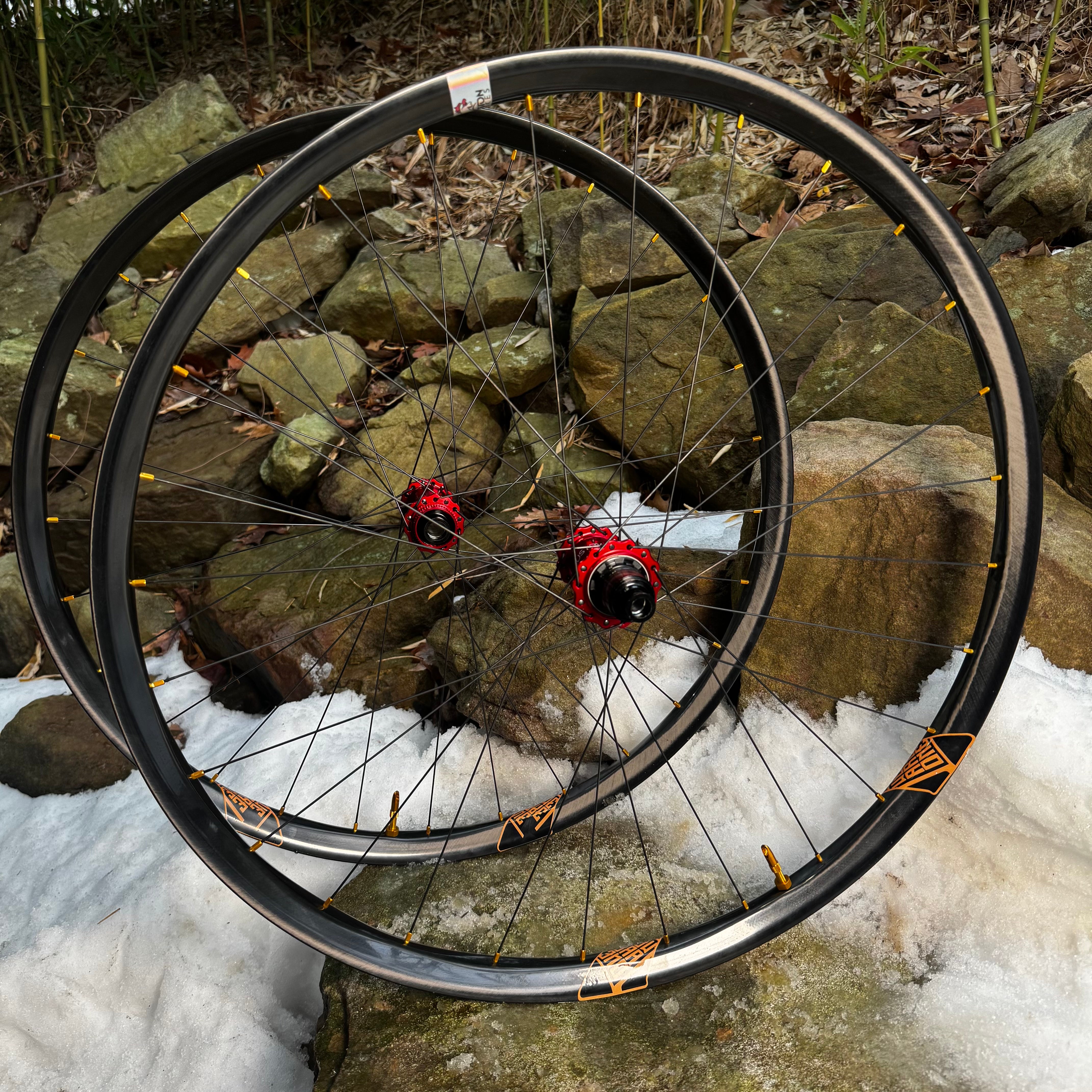 We Are One Carbon Wisp Rims with I9 Solix XC hubs