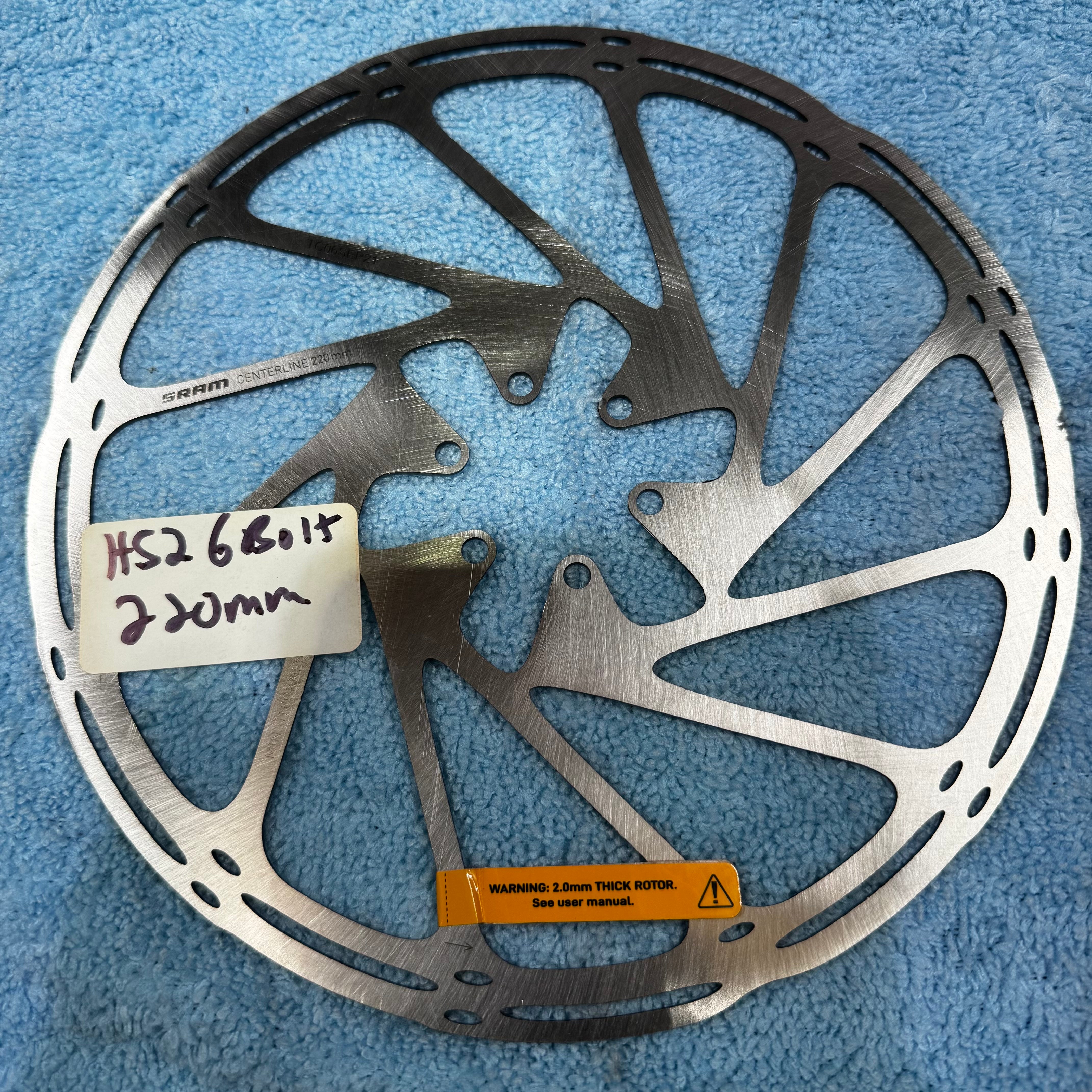 Disc brake rotor Closeouts