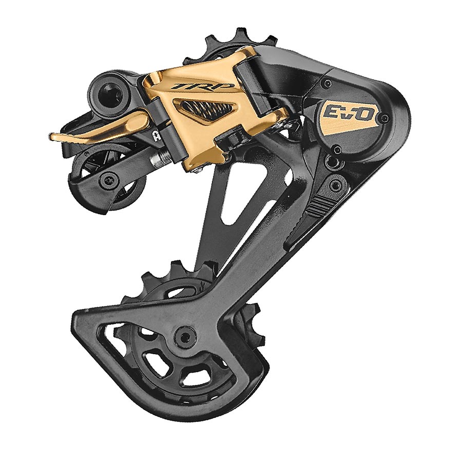 TRP, EVO 12, Rear Derailleur, Speed: 12, Cage: Long, Gold