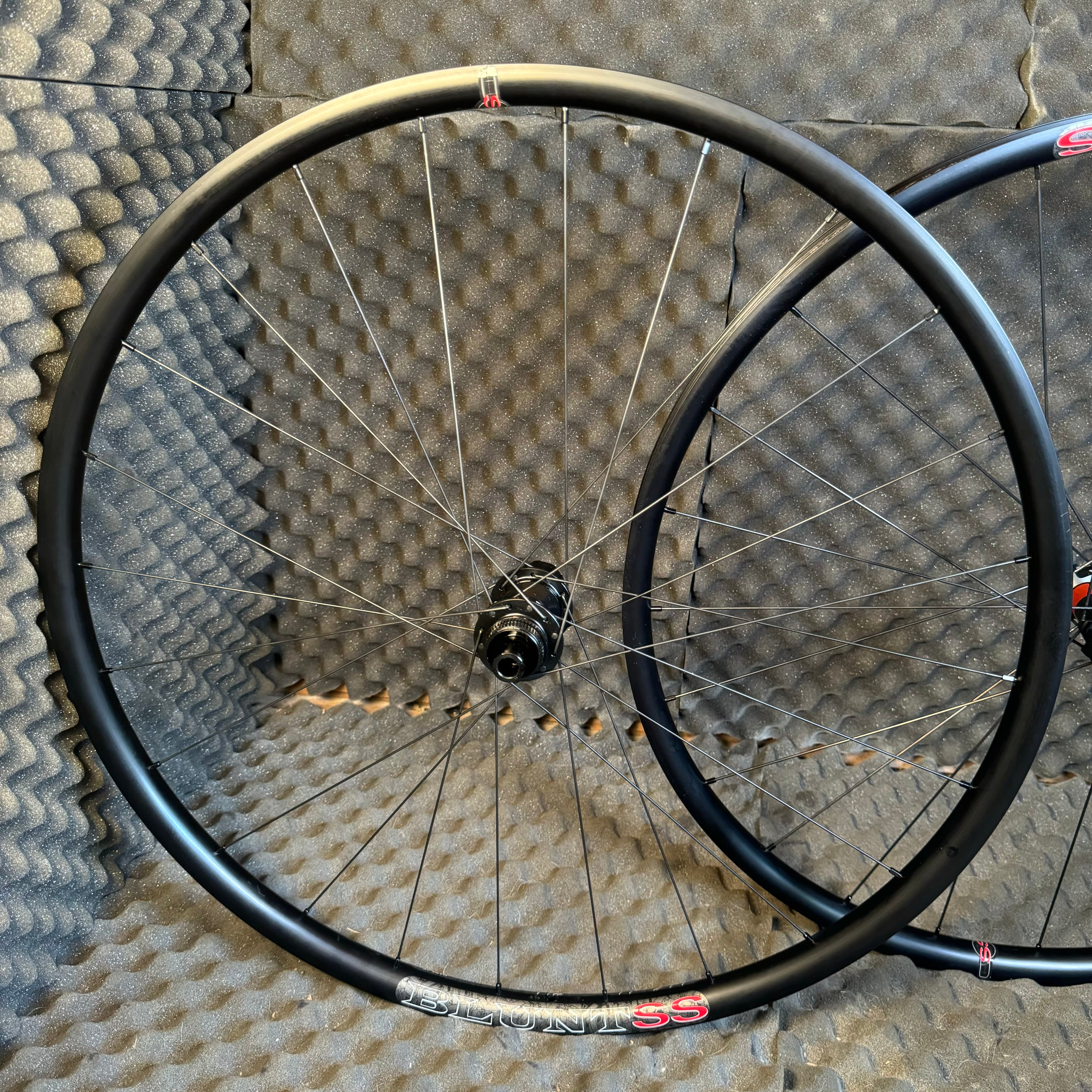 Light weight Gravel wheels with Dt Hubs and Velocity Blunt SS Rims