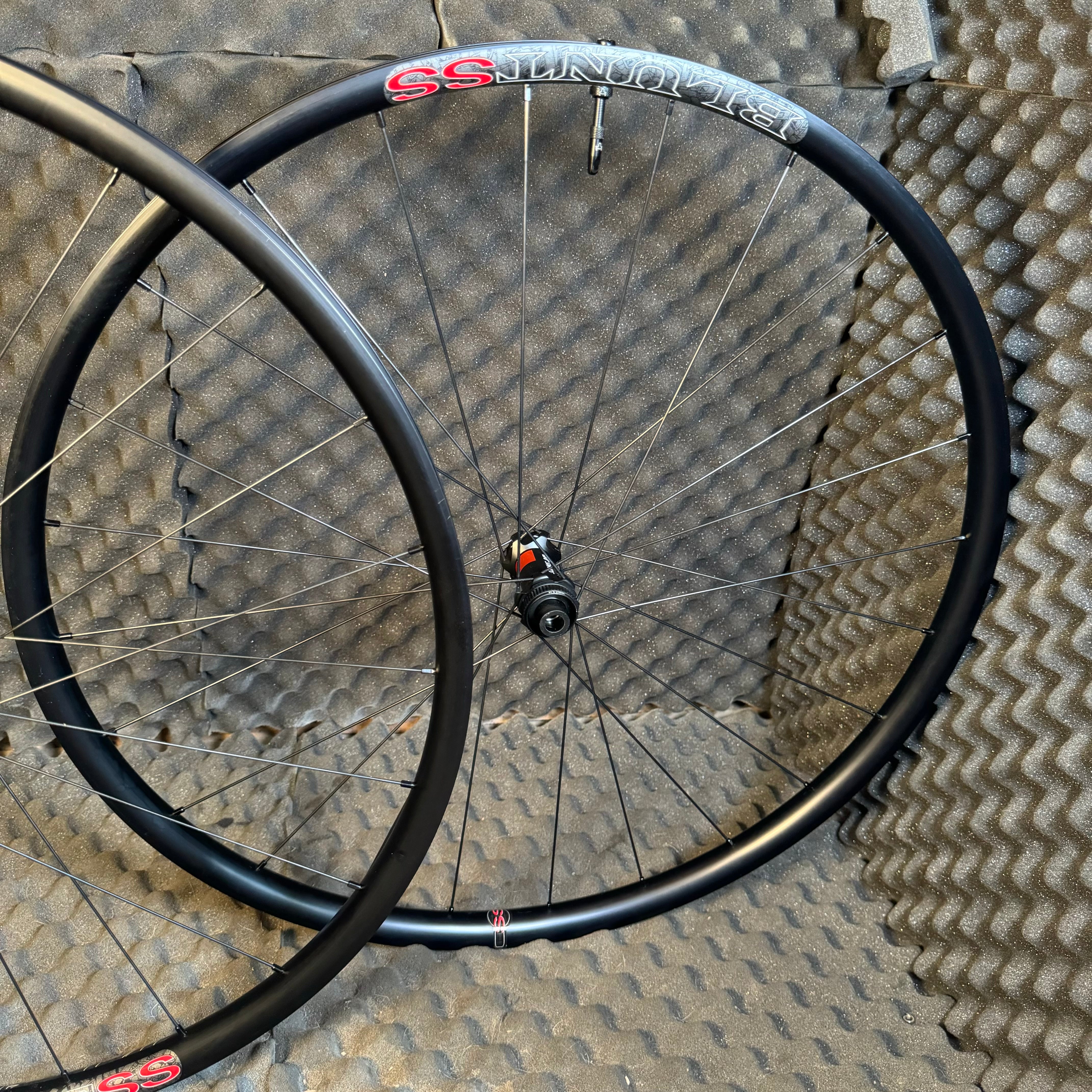 Light weight Gravel wheels with Dt Hubs and Velocity Blunt SS Rims