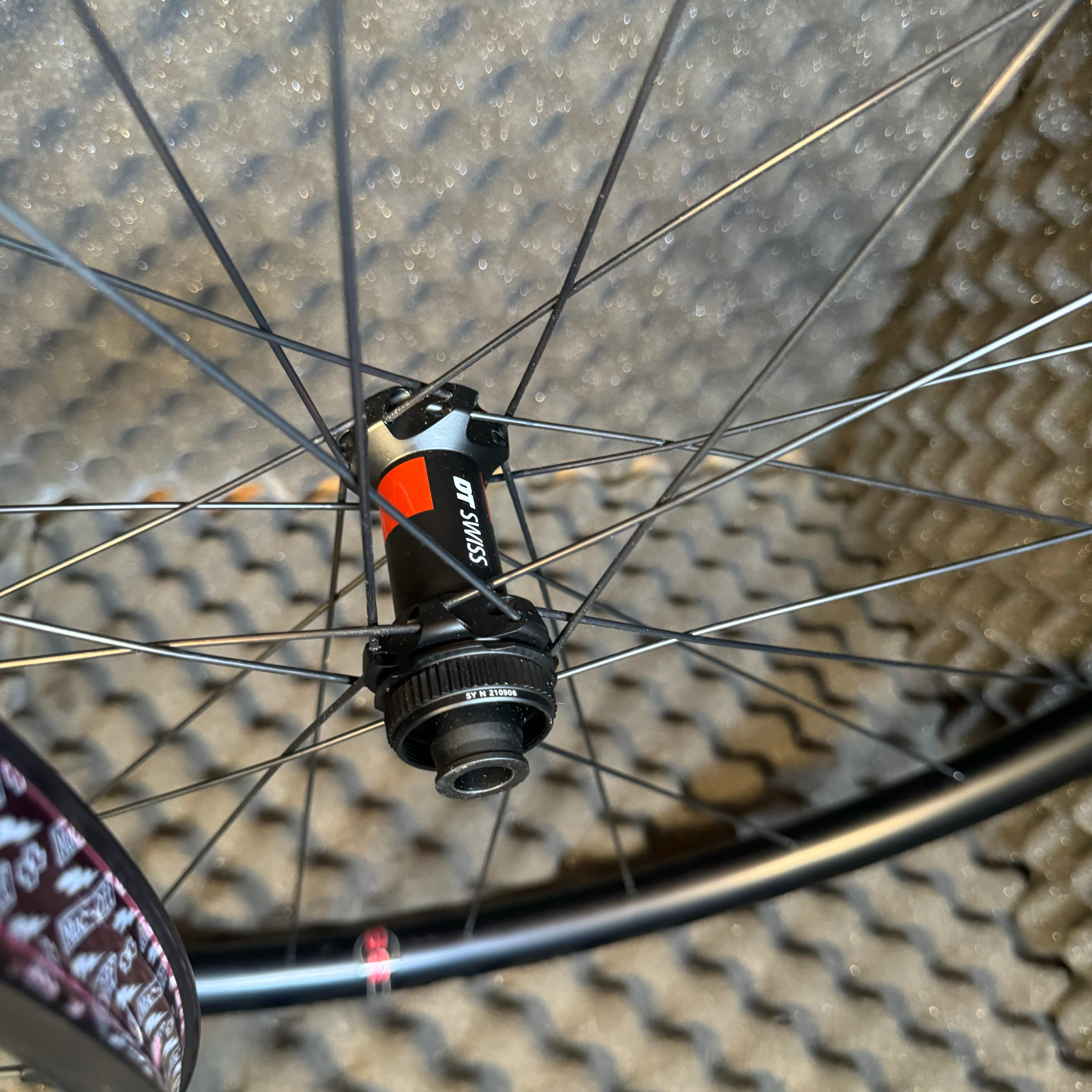 Light weight Gravel wheels with Dt Hubs and Velocity Blunt SS Rims