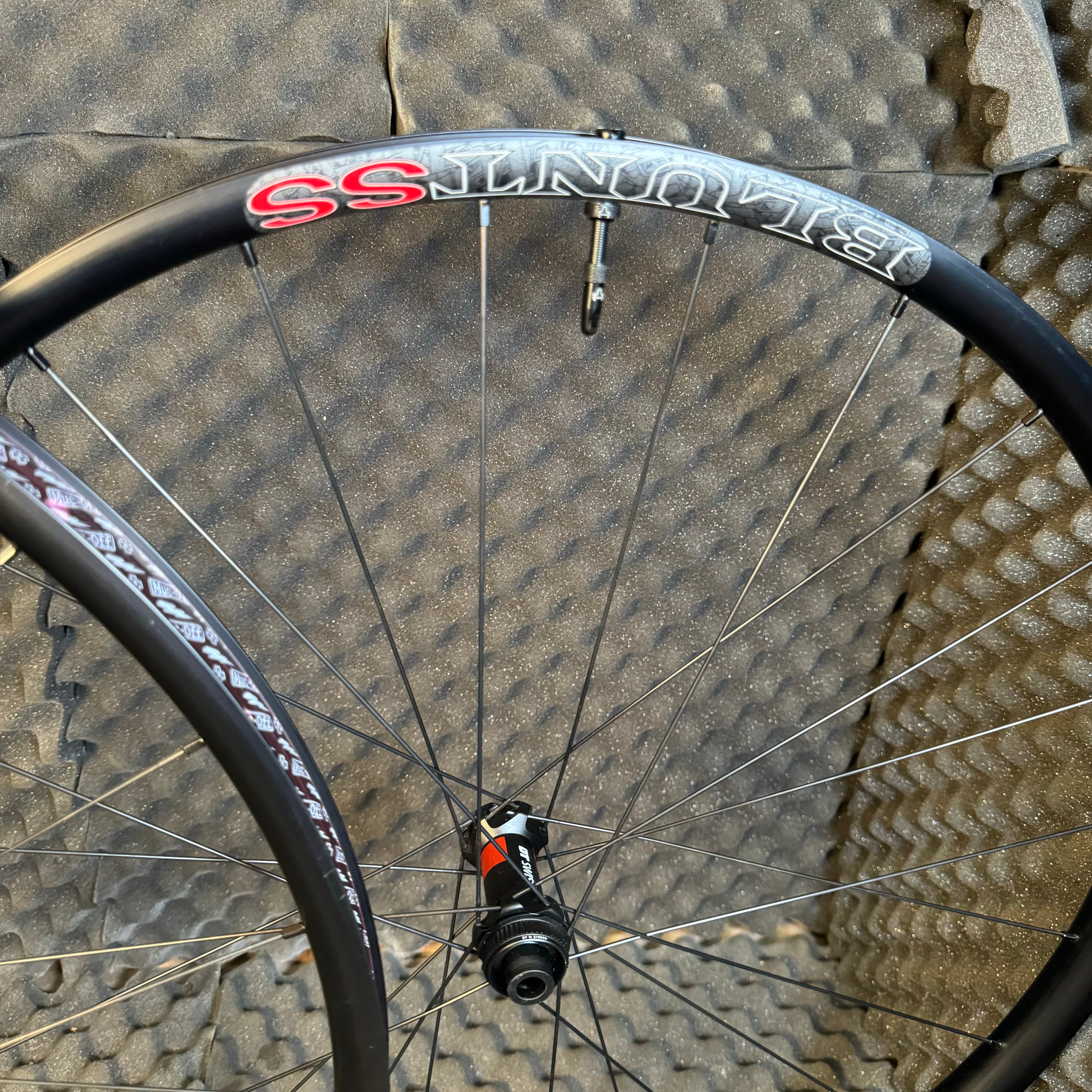 Light weight Gravel wheels with Dt Hubs and Velocity Blunt SS Rims