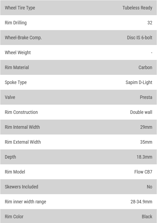 Stans No Tubes, Flow CB7, Wheel, Rear, 29'', 12X148mm, Disc IS 6B