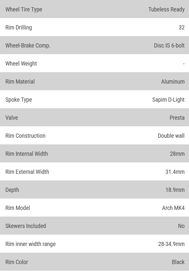 Stans No Tubes, Arch MK4, Wheel, Rear, 29'', 12x148mm, Disc IS 6B