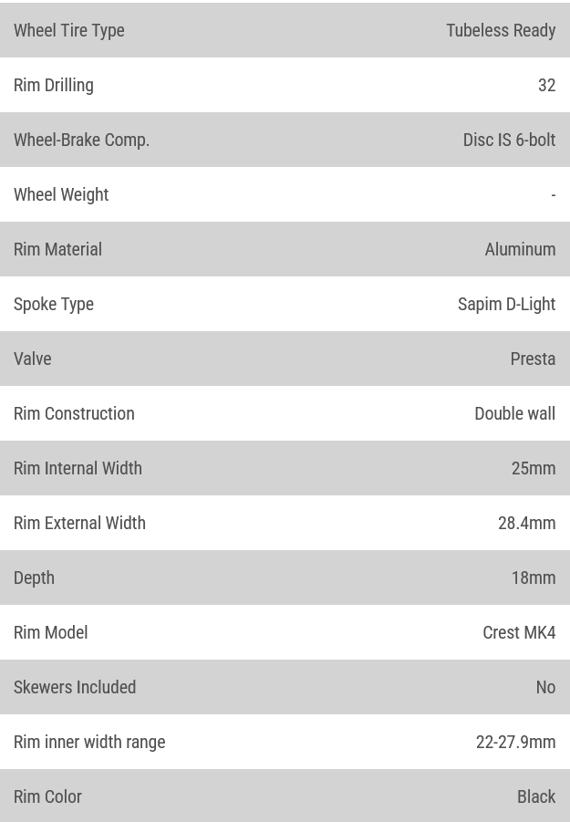 Stans No Tubes, Crest MK4, Wheel, Rear, 29'', 12x148mm, Disc IS 6B