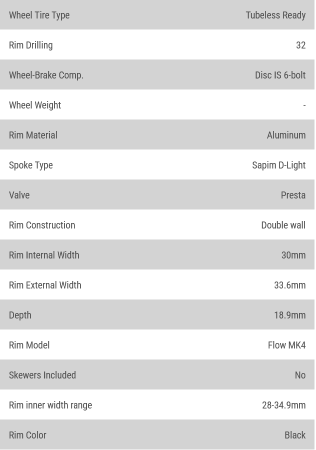 Stans No Tubes, Flow MK4, Wheel, Rear, 29'', 12x148mm, Disc IS 6B