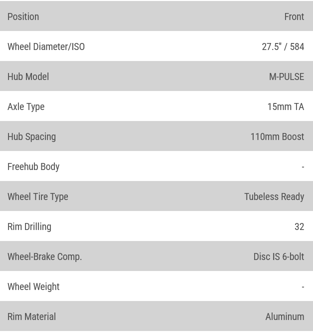 Stans No Tubes, Flow MK4, Wheel, Front, 27.5'', 15x110mm Boost, Disc IS 6-bolt