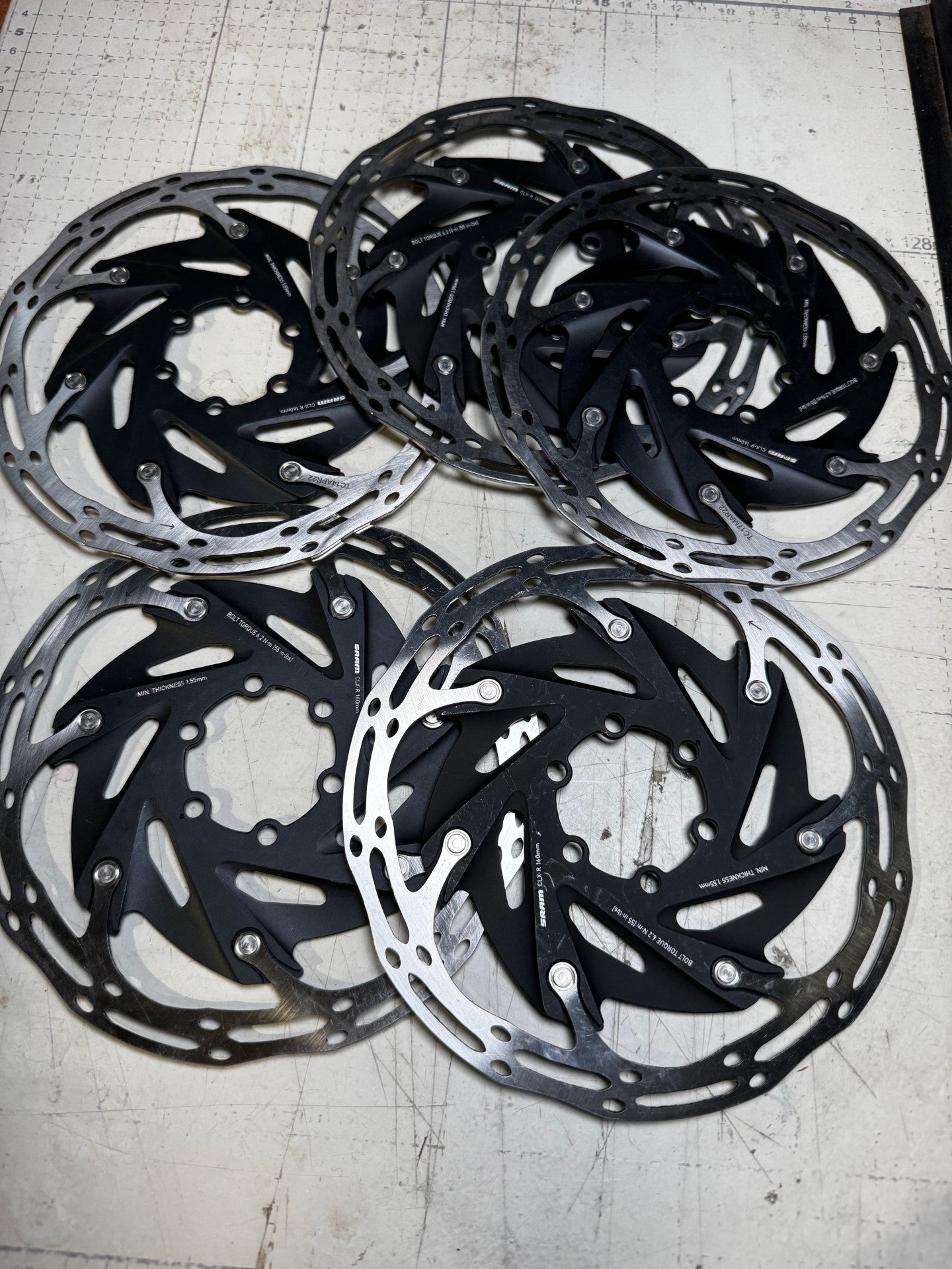 Clxr rotors 160mm 6 bolt