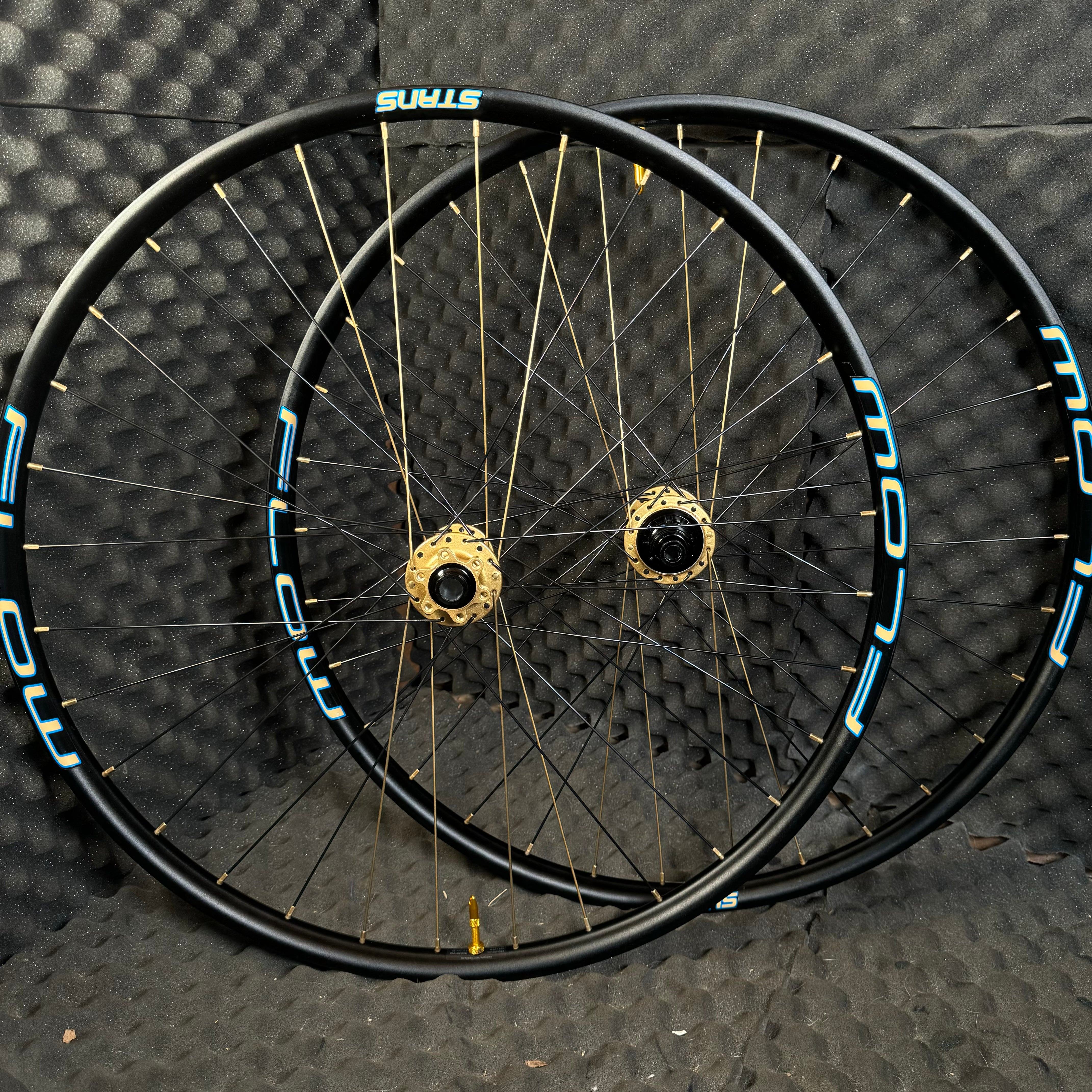 Fox Podium Gold Matching Wheels With Hydra Hubs