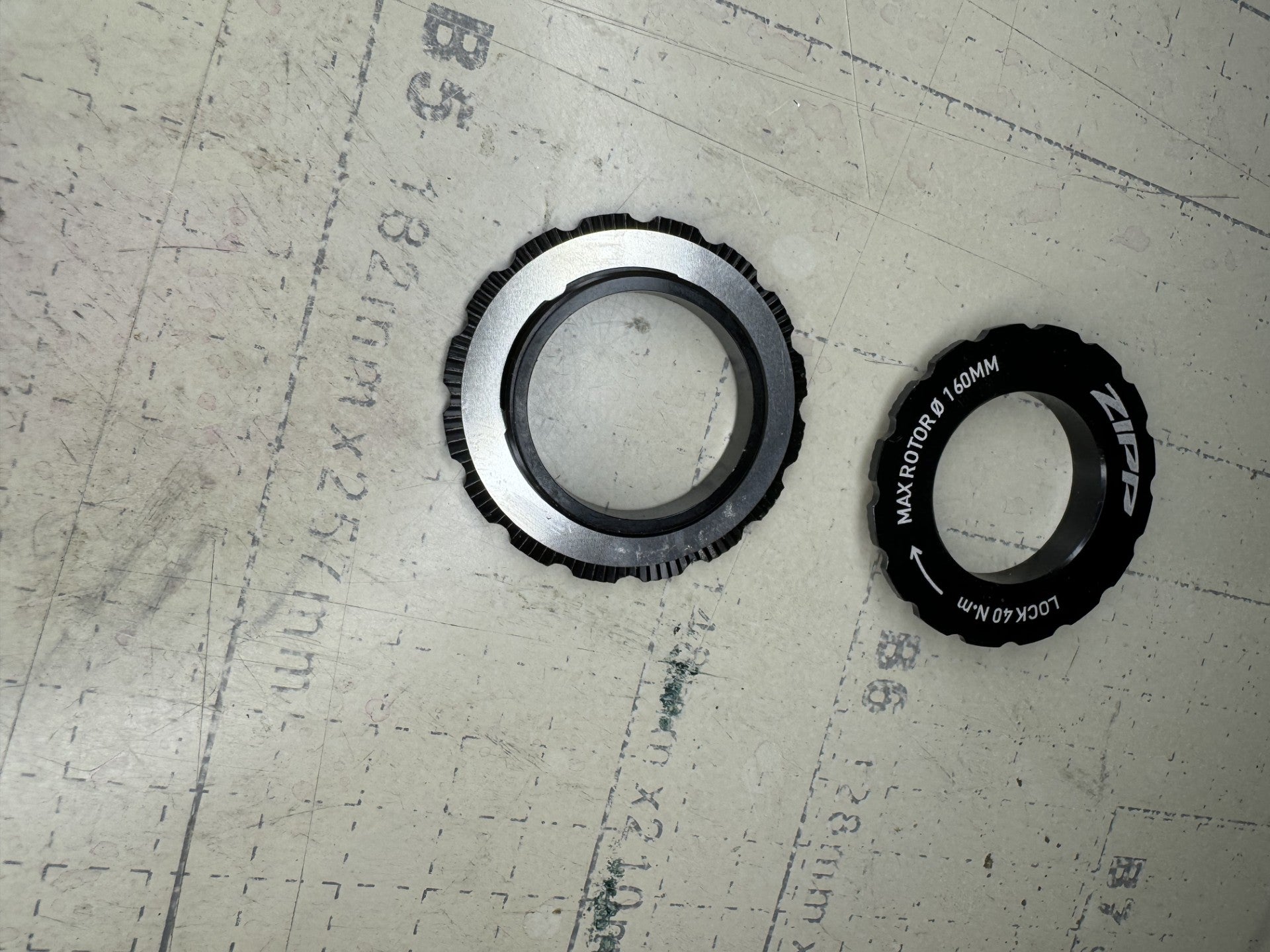 Zipp centerlock rotor lockrings