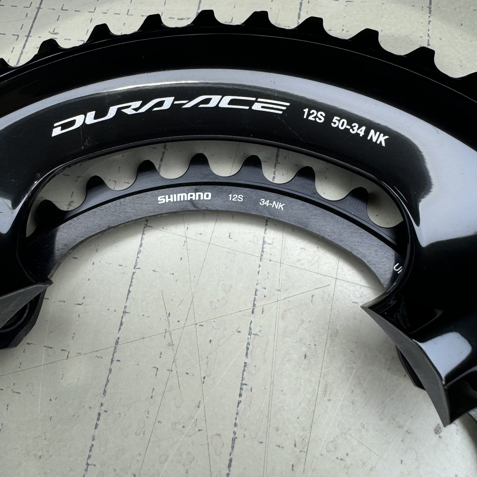 Dura ace 9200 50/34 chainrings new take off