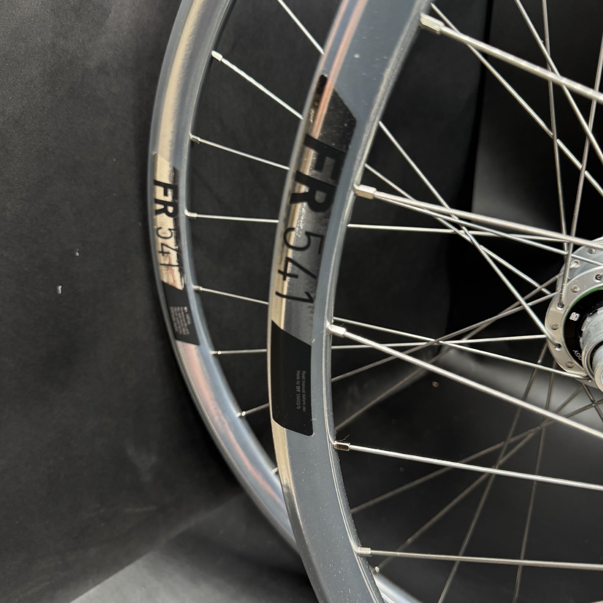 Custom Silver Dt 541 rims with Hope pro 5 hubs