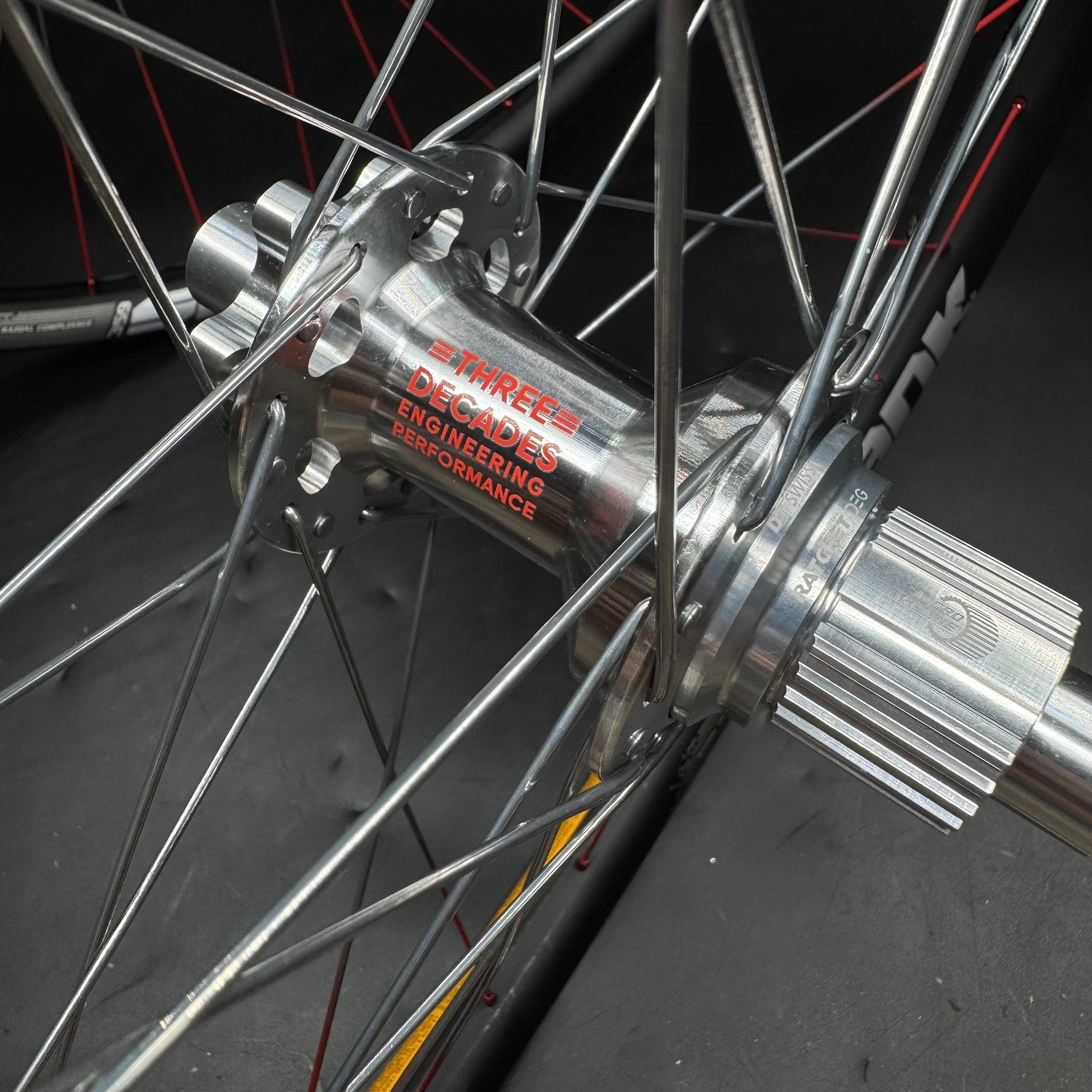 Special Edition DT 240 DEG with Bling spokes and Spank rims