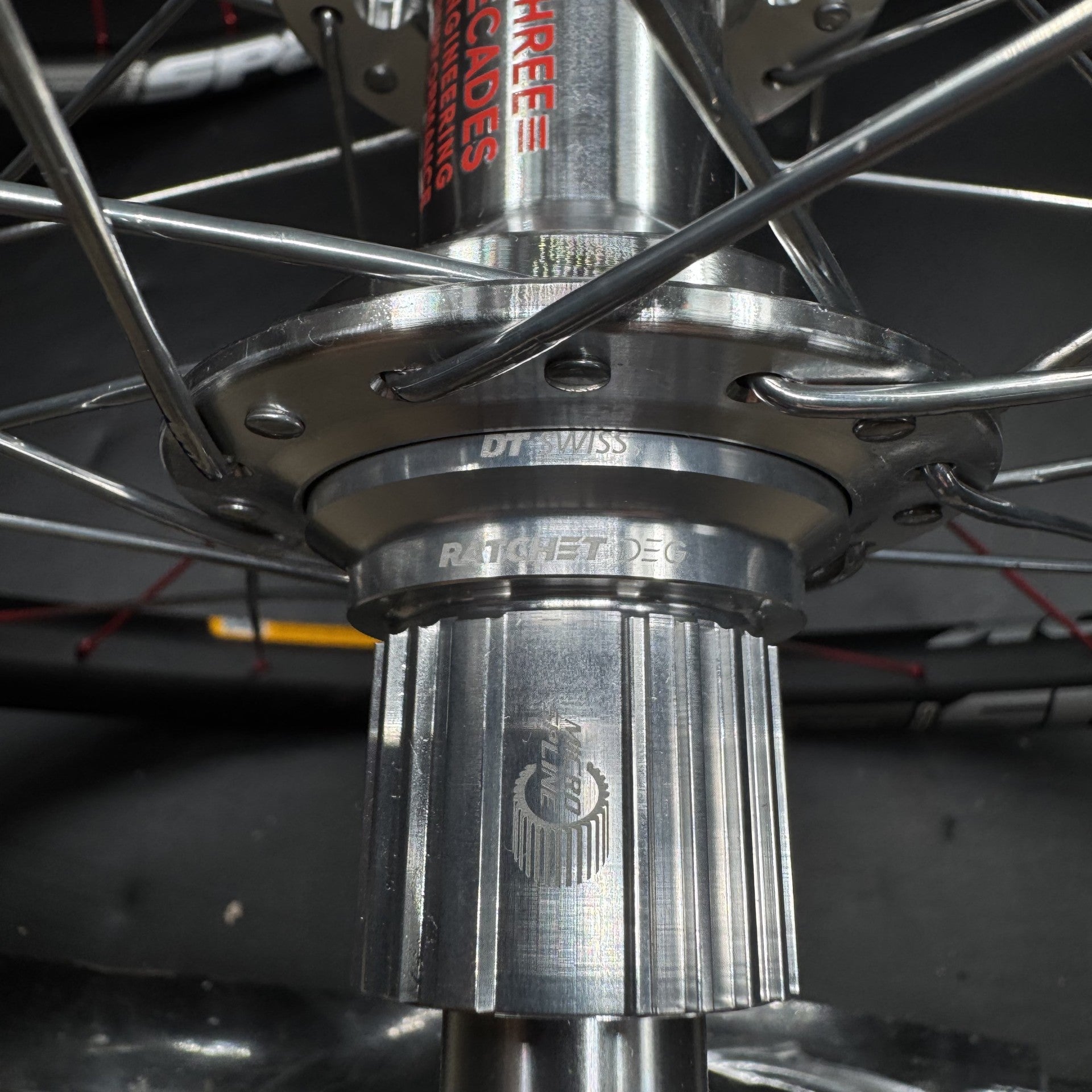 Special Edition DT 240 DEG with Bling spokes and Spank rims