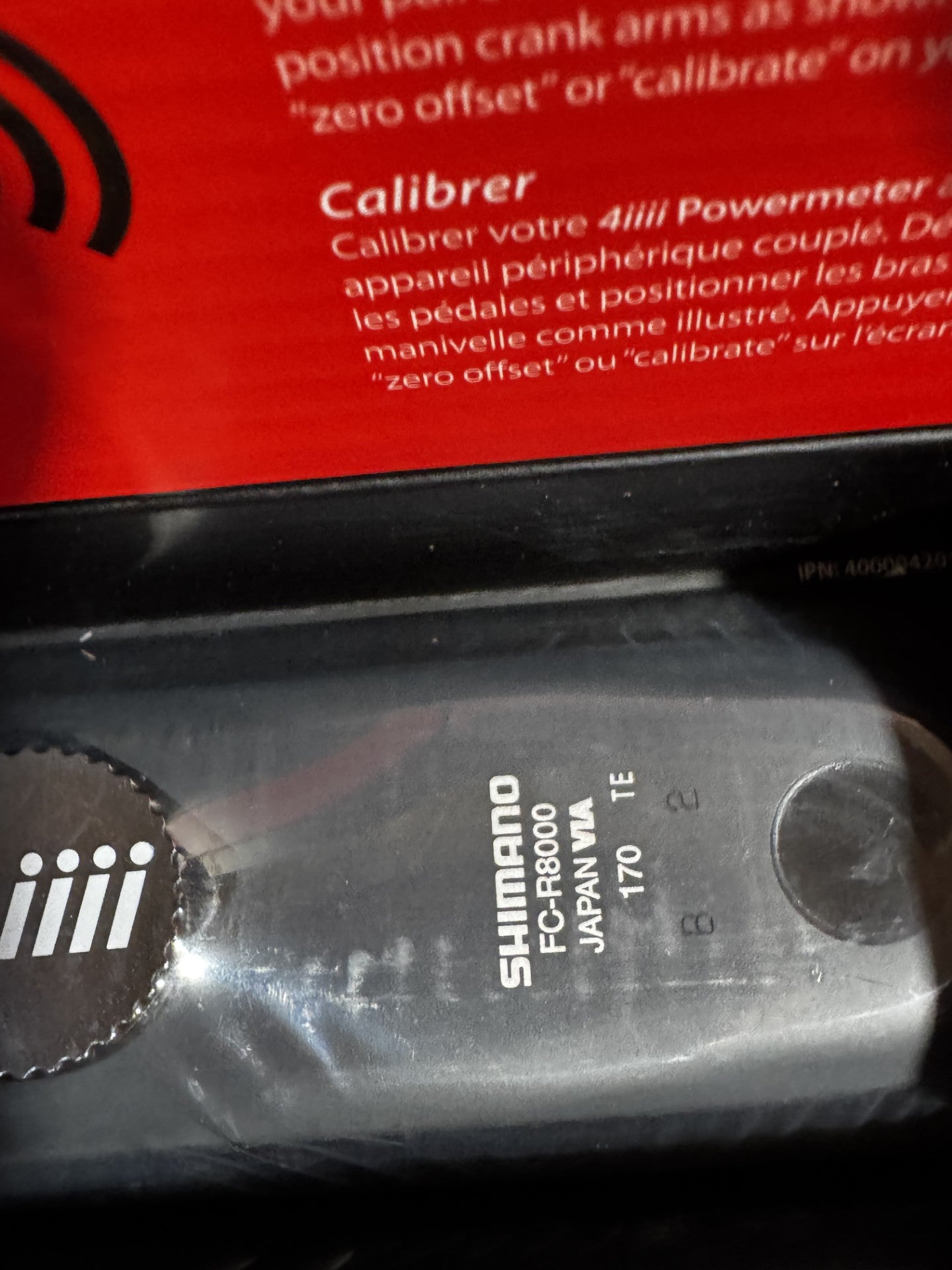4iiii Gen 3 Ultegra 170mm Left side power meters