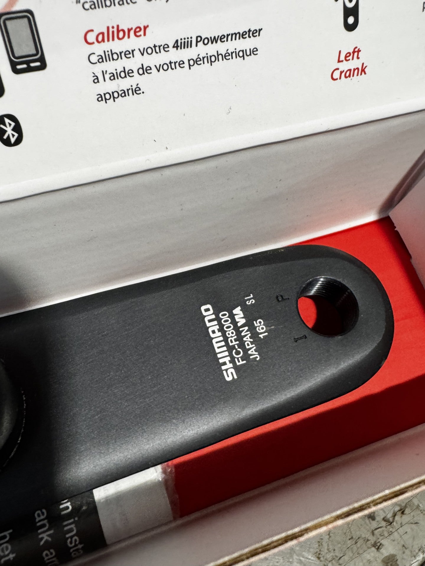 4iiii Ultegra 165mm left side power meter