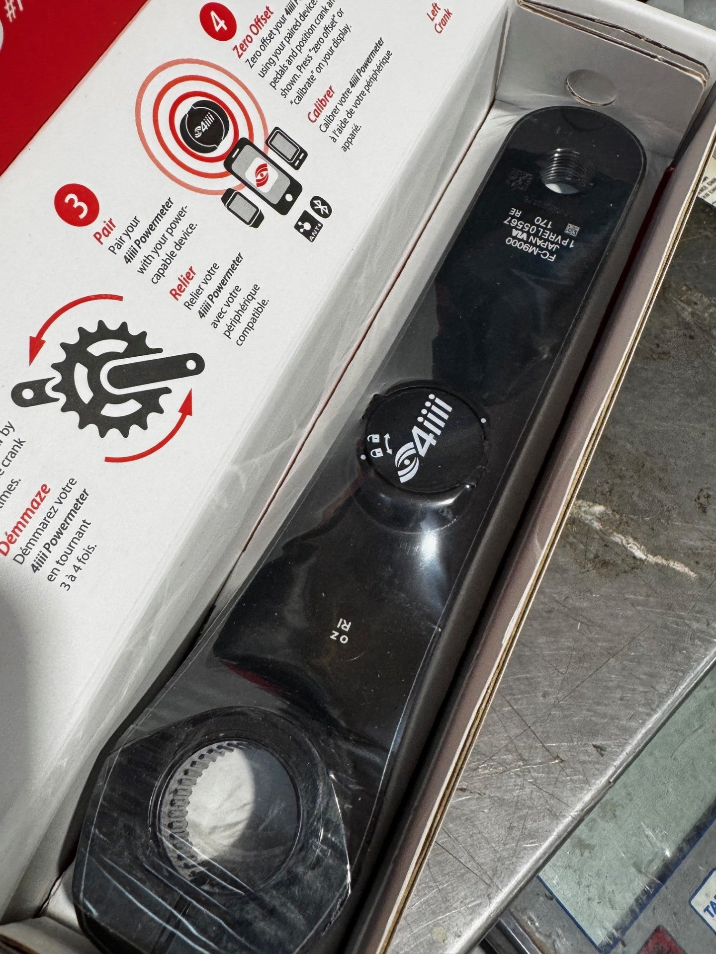 4iii XTR 170 Left side power meter