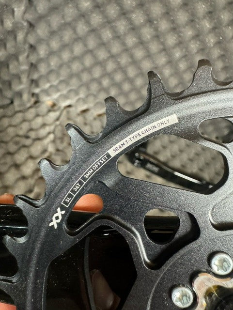 Sram T-Type XX SL 175mm crankset new take off