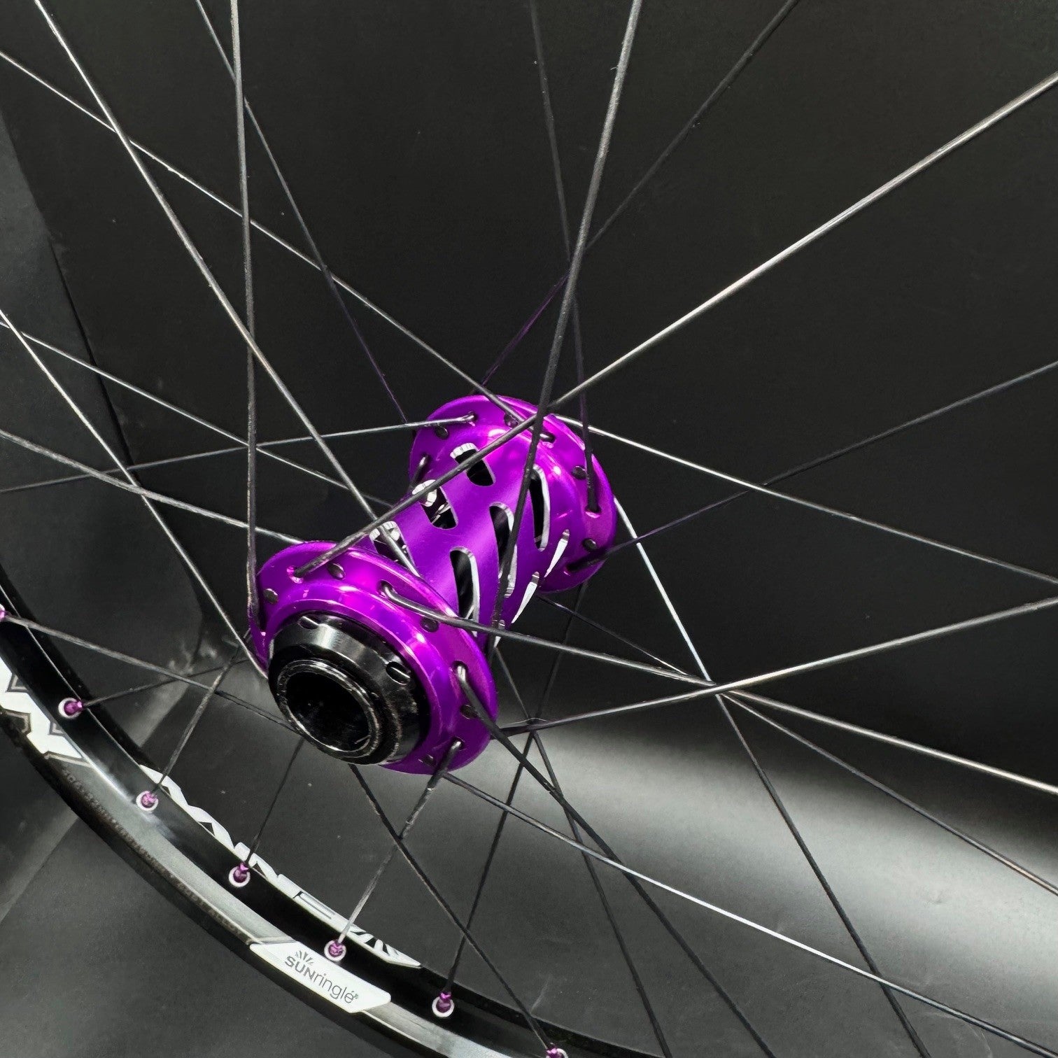 Purple 20” Pro wheels with Onyx Hubs and Envy rims