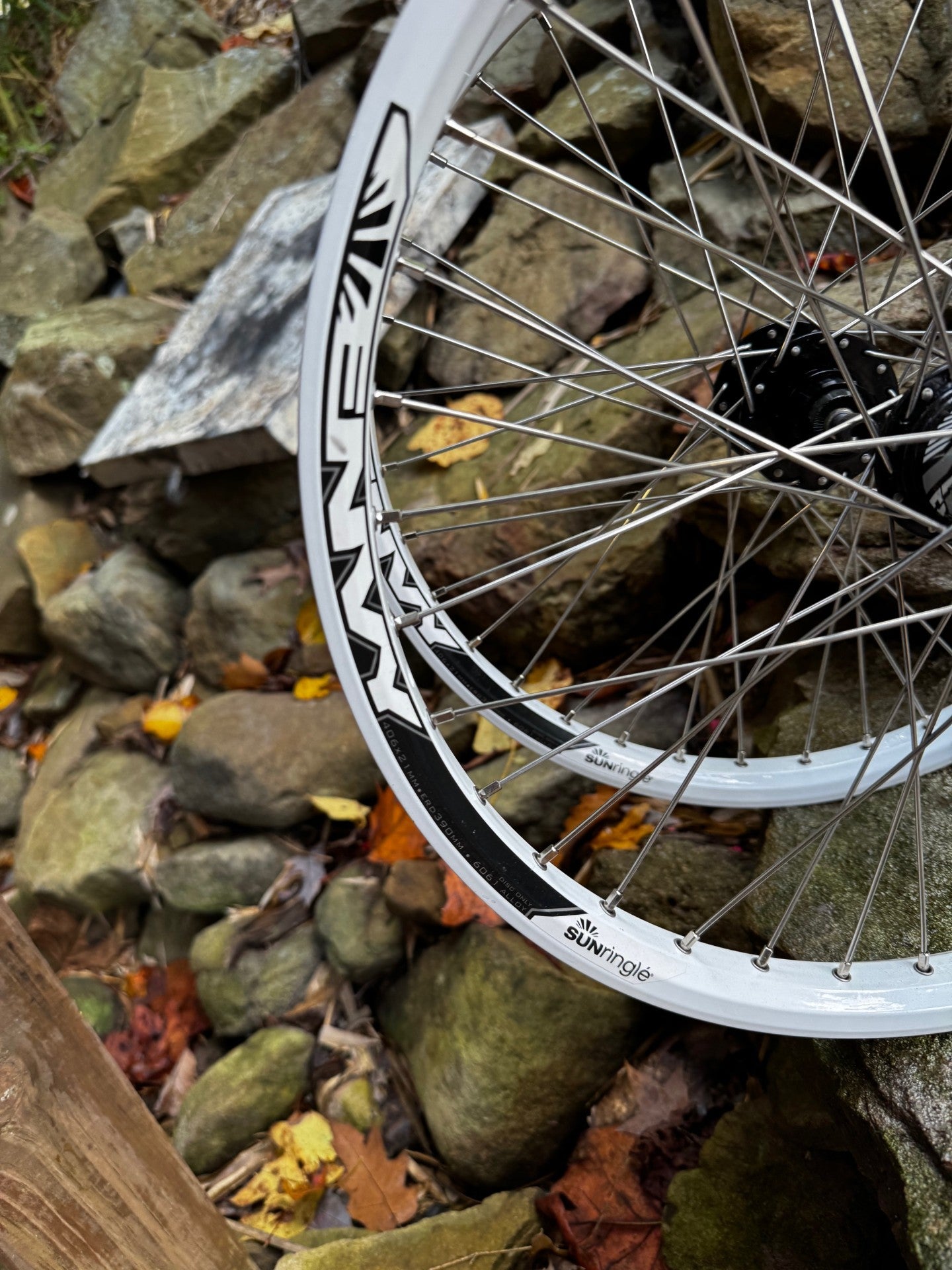 Sun Ringle Envy Pro 20" Rims with Excess Pro 120 POE hubs