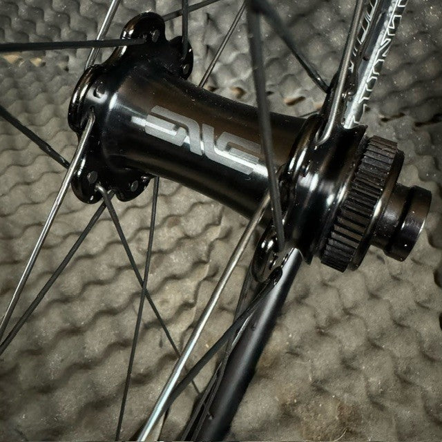 1440 gram ENVE Alloy hubs with Velocity Blunt SS gravel wheels